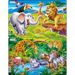 PROMO Układanka puzzle Safari - rozmiar Midi (28.5x18.3 cm) Larsen (LA-U11) - 1