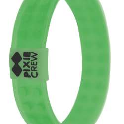 Bransoletka silikonowa, zielona PXX-02-07 (702811689862) - 1