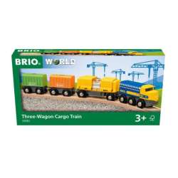 BRIO 33982 Trzywagonowy pociąg towarowy (63398200)