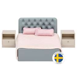 Meble do sypialni do domku dla lalek basic