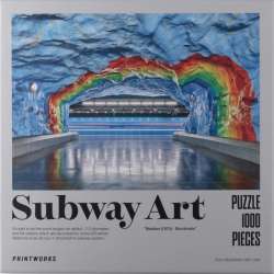 Puzzle 1000 Subway Art - Rainbow - 1