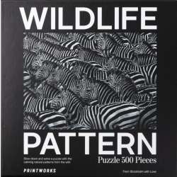 Puzzle 500 Wildlife Pattern Zebra