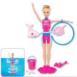 BARBIE TRENERKA DELFINÓW (X8380) - 1