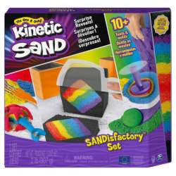 Kinetic Sand - Wytwórnia piasku, zestaw kolorowego piasku z akcesoriami i zaskakującymi efektami p4 Sp (6061654) - 1
