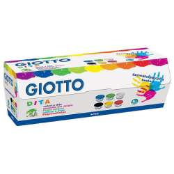 Farby do malowania palcami 6x100ml GIOTTO FINGER PAINT (534100 FILA)