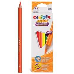 Kredki ołówkowe maxi neon 8 kolorów CARIOCA - 1
