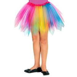 Tęczowa spódniczka baletnicy tutu