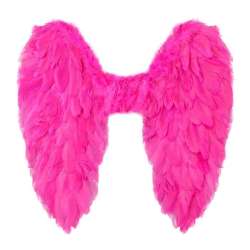 Różowe skrzydła naturalne pióra 50cm