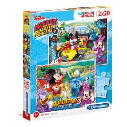 Clementoni Puzzle 2x20el Mickey and the Roadster Racers 07034 p6, cena za 1szt. (07034 CLEMENTONI) - 1