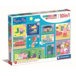 Clementoni Puzzle 10w1 Świnka Peppa. Peppa Pig 20271 p.6 (20271 CLEMENTONI) - 1