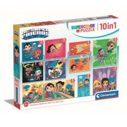 PROMO Clementoni Puzzle 10w1 DC Comics Bohaterowie komiksów Batman Superman Wonder Woman 20272 p.6 (20272 CLEMENTONI)