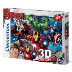 Puzzle 104 3D Vision Avengers (20606 CLEMENTONI) - 1