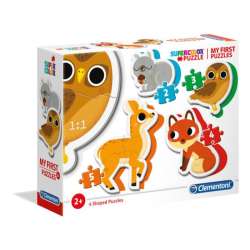 Clementoni Moje Pierwsze Puzzle 2-3-4-5 Zwierzęta leśne 20814 (20814 CLEMENTONI) - 1