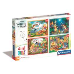 Clementoni Puzzle 4w1 Kubuś Puchatek 21514 (21514 CLEMENTONI) - 1