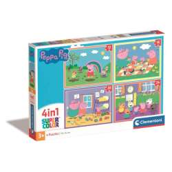 Clementoni Puzzle 4w1 Świnka Peppa 21516 (21516 CLEMENTONI) - 1