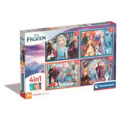 Clementoni Puzzle 4w1 Frozen. Kraina Lodu 21518 (21518 CLEMENTONI) - 1