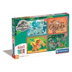 Clementoni Puzzle 4w1 Jurassic World 21521 (21521 CLEMENTONI) - 1