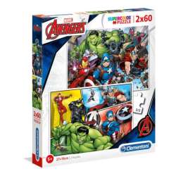 Clementoni Puzzle 2x60el The Avengers Marvel 21605 (21605 CLEMENTONI) - 1