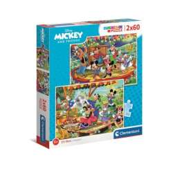 Clementoni Puzzle 2x60el Miki i Przyjaciele. Mickey and Friends 21620 (21620 CLEMENTONI) - 1