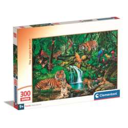 Clementoni Puzzle 300el Super Odosobnienie w dżungli. The Jungle Retreat 21721 (21721 CLEMENTONI) - 1