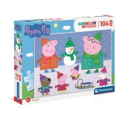 Clementoni Puzzle 104el Maxi Peppa Pig. Świnka Peppa 23752 (23752 CLEMENTONI) - 1
