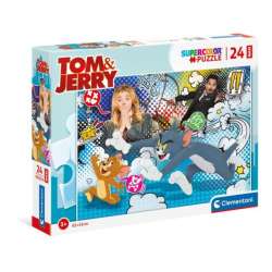 Clementoni Puzzle 24el Maxi podłogowe Tom i Jerry 24212 (24212 CLEMENTONI) - 1