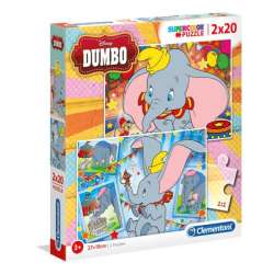Clementoni Puzzle 2x20el SUPER KOLOR Dumbo 24756 p6 (24756 CLEMENTONI) - 1