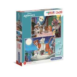 Clementoni Puzzle 2x20el Disney Animals 24764 (24764 CLEMENTONI) - 1