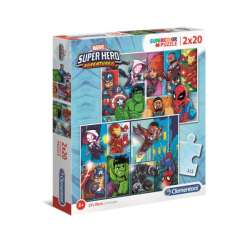 Clementoni Puzzle 2x20el Super Hero Adventures 24768 (24768 CLEMENTONI) - 1