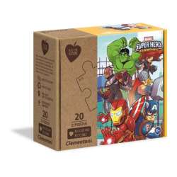 Clementoni Puzzle 2x20el Play For Future Super Hero Adventures 24775 (24775 CLEMENTONI) - 1