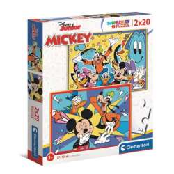 Clementoni Puzzle 2x20el Mickey Mouse 24791 (24791 CLEMENTONI)