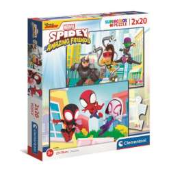 Clementoni Puzzle 2x20el Spidey i Przyjaciele 24794 (24794 CLEMENTONI) - 1