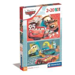 Clementoni Puzzle 2x20el SuperColor Cars Auta 24808 (24808 CLEMENTONI)
