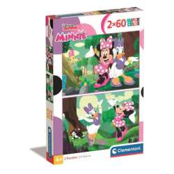Clementoni Puzzle 2x60el SuperColor Minnie Mouse 24815 (24815 CLEMENTONI) - 1