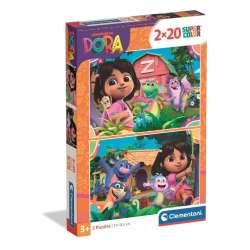 Puzzle 2x20 Super Kolor Dora - 1