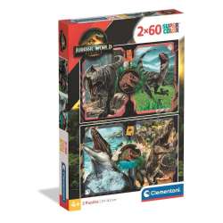 Puzzle 2x60 Super kolor Jurassic World - 1