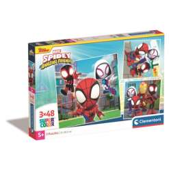 Clementoni Puzzle 3x48el Spidey i jego niesamowici przyjaciele 25294 (25294 CLEMENTONI) - 1