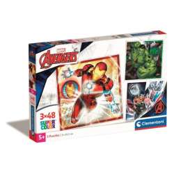 Clementoni Puzzle 3x48el SuperColor square Marvel The Avengers 25315 (25315 CLEMENTONI) - 1