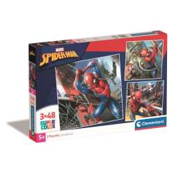 Clementoni Puzzle 3x48el SuperColor square Marvel Spiderman 25316 (25316 CLEMENTONI) - 1