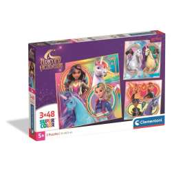 Puzzle 3x48 Super Kolor Unicorn Academy