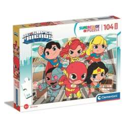 Puzzle 104 Maxi Super Kolor DC Superfriends (25720 CLEMENTONI)