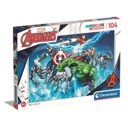 Puzzle 104 Super Kolor Marvel Avengers (25744 CLEMENTONI)