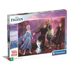 Clementoni Puzzle 104el Super Frozen Kraina Lodu 25771 (25771 CLEMENTONI) - 1