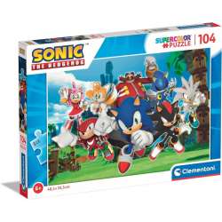 Puzzle Sonic 104 elementy Super Kolor (GXP-839773) - 1
