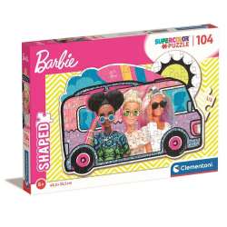 Clementoni Puzzle 104el shaped Barbie 27162 (27162 CLEMENTONI) - 1