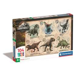 Puzzle 104 Super Kolor Jurassic World (27179 CLEMENTONI) - 1