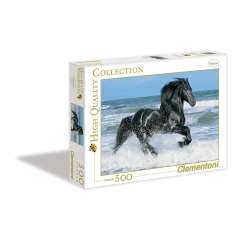 Puzzle 500 HQ Czarny koń (30175 CLEMENTONI) - 1
