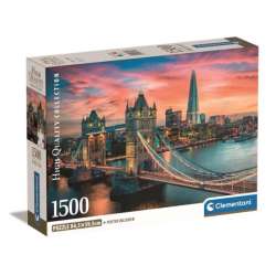 Clementoni Puzzle 1500el Compact Londyn o zmierzchu London twilight 31715 (31715 CLEMENTONI) - 1