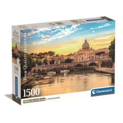 Clementoni Puzzle 1500el Compact Rzym 31717 (31717 CLEMENTONI) - 1