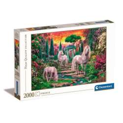 Puzzle 2000 elementów kolekcja High Quality - Klasyczne ogrodowe jednorożce (GXP-865625) - 1